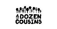 dozen cousins logo BW